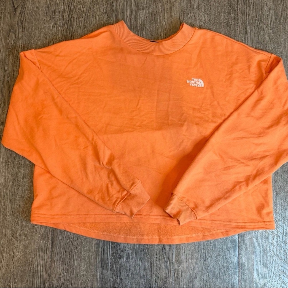 The North Face Orange Long Sleeve Tee